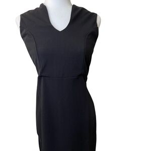 Women's Nina Leonard U-Neck Midi Sheath Dress